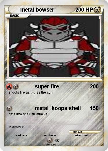 Pokemon metal bowser