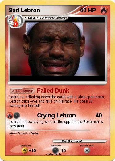 Pokemon Sad Lebron