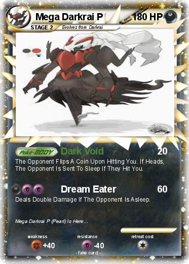 Pokemon Mega Darkrai P