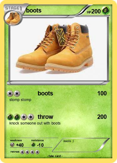 Pokemon boots