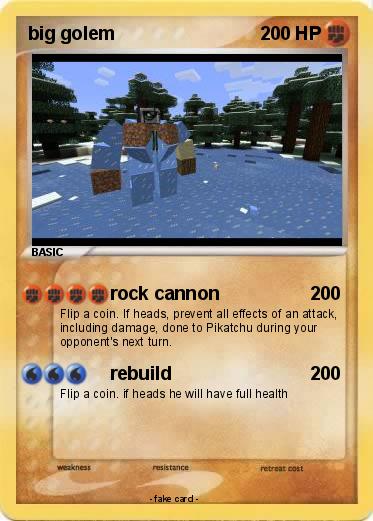Pokemon big golem