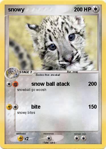 Pokemon snowy
