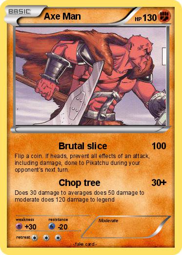 Pokemon Axe Man