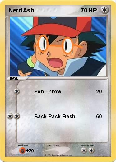 Pokemon Nerd Ash