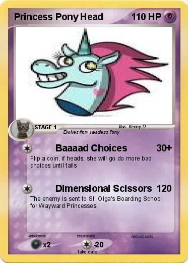 Pokemon Princess Pony Head