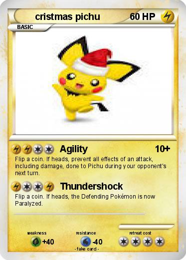 Pokemon cristmas pichu