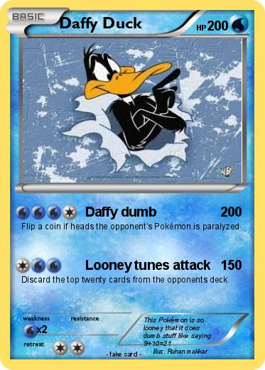 Pokemon Daffy Duck