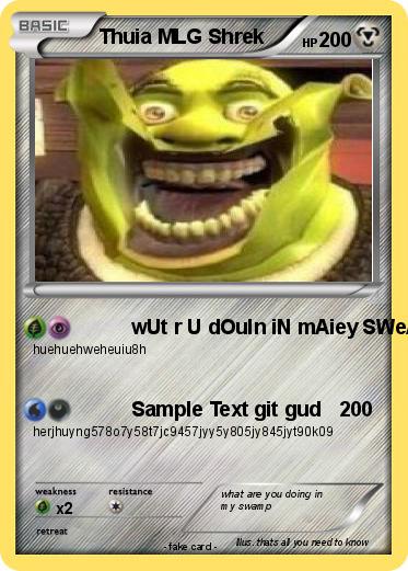 Pokemon Thuia MLG Shrek