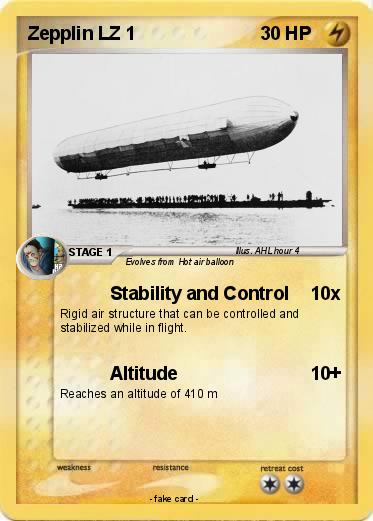 Pokemon Zepplin LZ 1 Pokemon Zepplin LZ 1