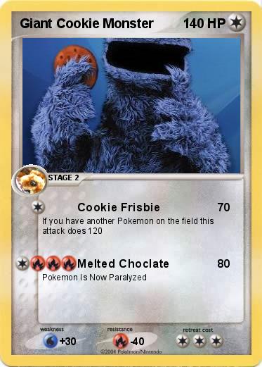 Pokemon Giant Cookie Monster