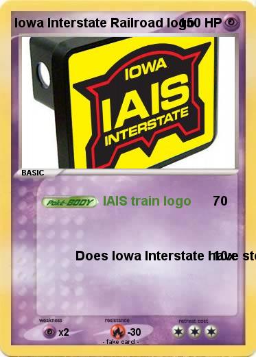 Pokemon Iowa Interstate Railroad logo