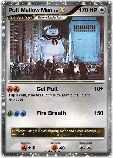 Pokemon Puft Mallow Man