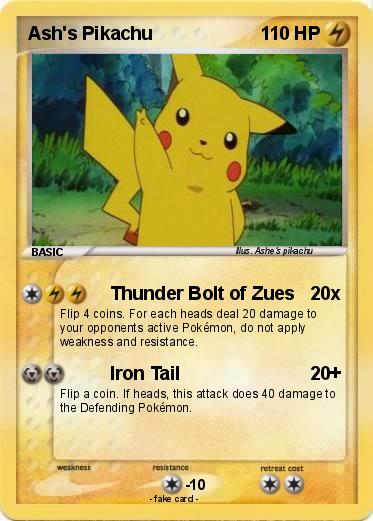 Pokemon Ash's Pikachu