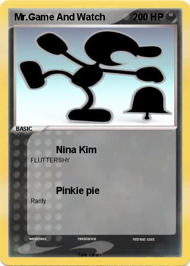 Pokemon Mr.Game And Watch