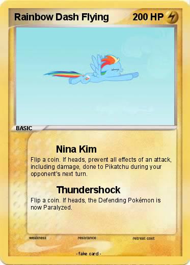 Pokemon Rainbow Dash Flying