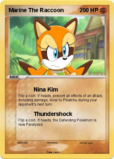 Pokemon Marine The Raccoon