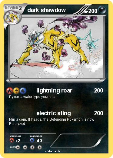 Pokemon dark shawdow