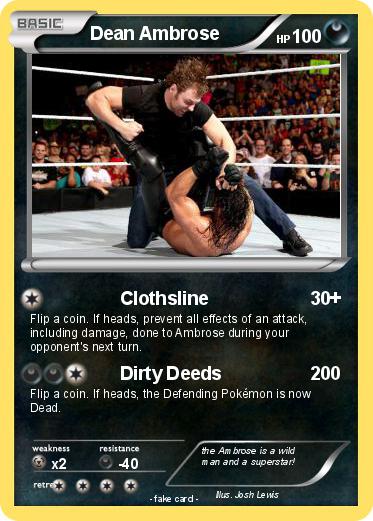 Pokemon Dean Ambrose