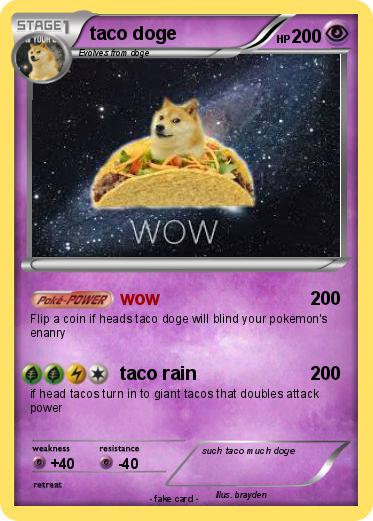 Pokemon taco doge