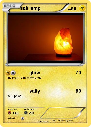 Pokemon salt lamp