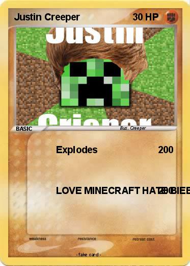 Pokemon Justin Creeper