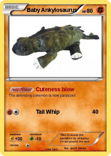 Pokemon Baby Ankylosaurus