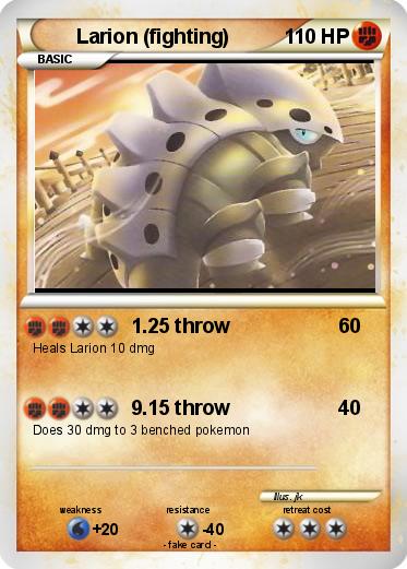 Pokemon Larion (fighting)