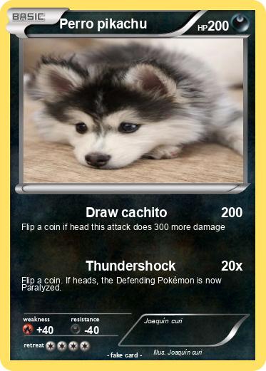 Pokemon Perro pikachu