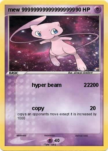 Pokemon mew 999999999999999999