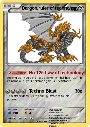 Pokemon Dargon,ruler of technology