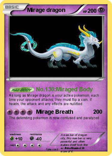 Pokemon Mirage dragon