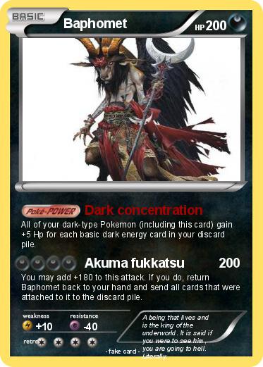 Pokemon Baphomet