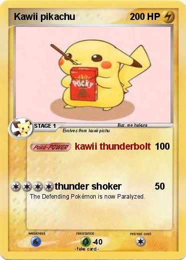Pokemon Kawii pikachu
