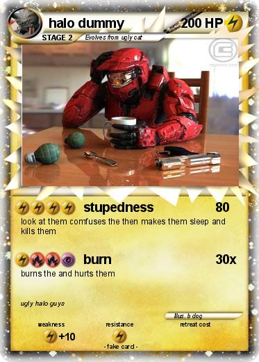 Pokemon halo dummy