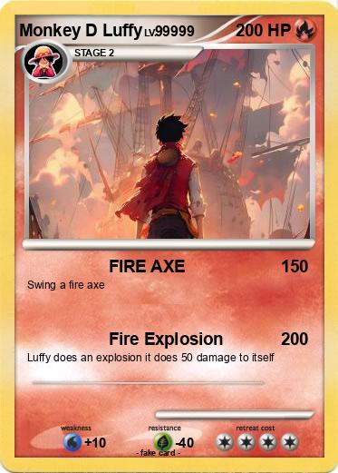 Pokemon Monkey D Luffy