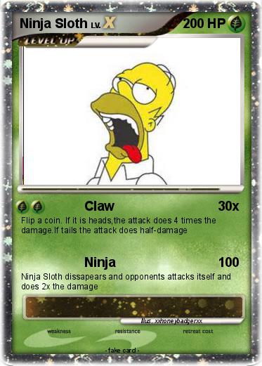 Pokemon Ninja Sloth