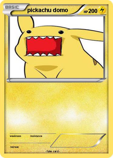 Pokemon pickachu domo