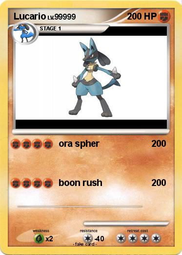 Pokemon Lucario