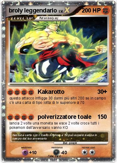 Pokemon broly leggendario