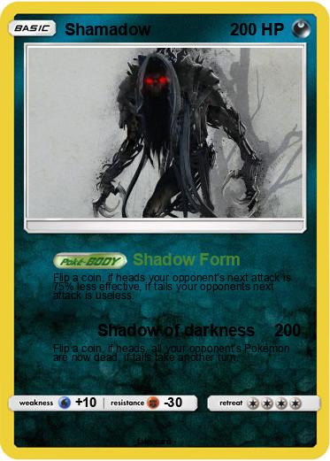 Pokemon Shamadow Pokemon Shamadow