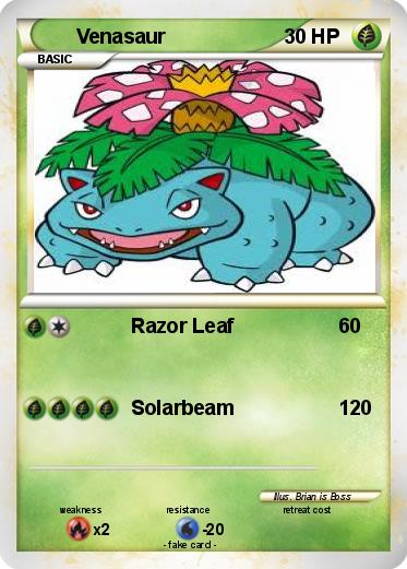 Pokemon Venasaur