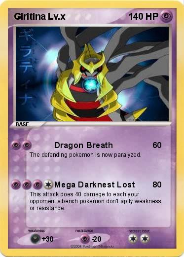 Pokemon Giritina Lv.x