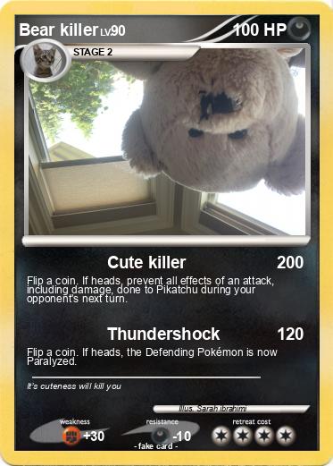 Pokemon Bear killer