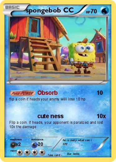 Pokemon spongebob CC