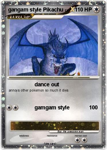 Pokemon gangam style Pikachu