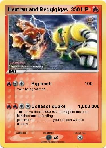 Pokemon Heatran and Reggigigas  3