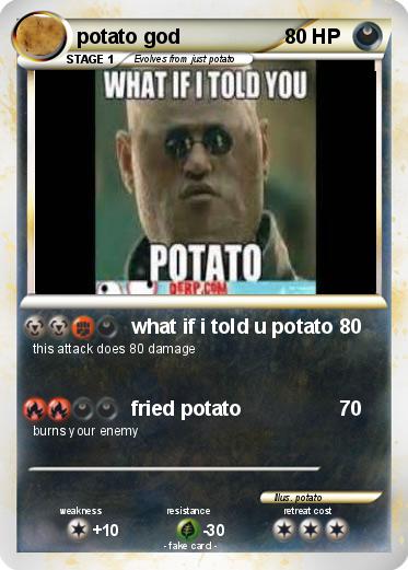 Pokemon potato god