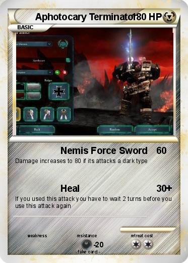 Pokemon Aphotocary Terminator