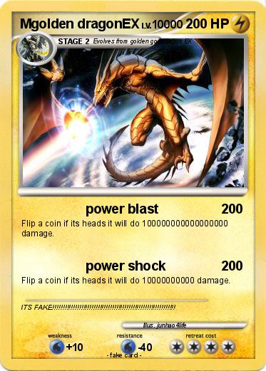 Pokemon Mgolden dragonEX