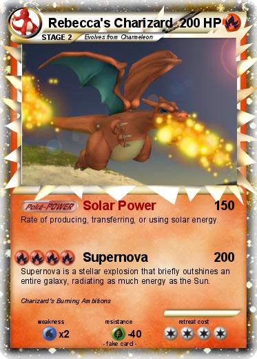 Pokemon Rebecca's Charizard